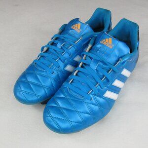 ADIDAS 11QUESTRA Soccer Cleats Light Blue Size US 8.5